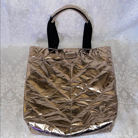 VICTORIA’S SECRET Metallic Tote Bag - Picture 1 of 4